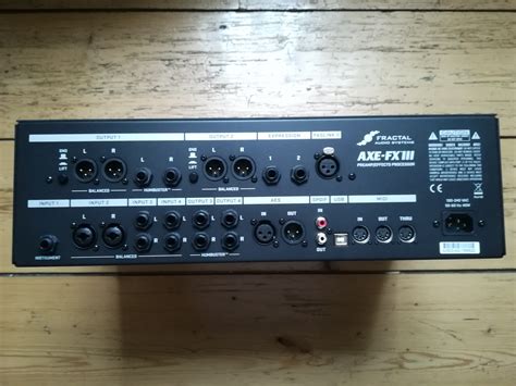 Fractal Audio Systems Axe Fx Iii Audiofanzine