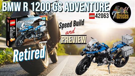 Lego 42063 Bmw R 1200 Gs Adventure 😎 I Unboxing Speed Build And Review 🏍 Youtube