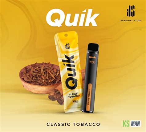 ks quik 800 พอตใชแลวทง 800 คำ กลนยาสบ Classic tobacco