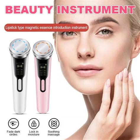 Shellton Electric Ultrasonic Face Beauty Instrument Facial Massager 6 In 1 Face Cleaner