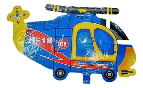 Kit De 10 Balão Metalizado De Helicoptero MercadoLivre