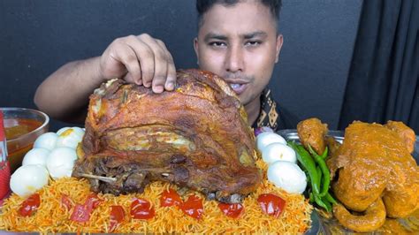 EATING SPICY 5KG MUTTON CHOP BIRIYANI WHOLE CHICKEN CURRY EXTRA