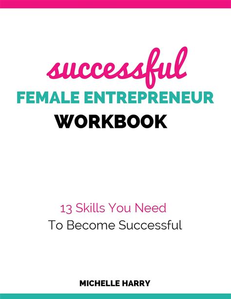 Successful Female Entrepreneur Workbook Startup Business Plan