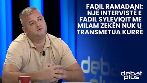 Fadil Ramadani Një Intervistë E Fadil Syleviqit Me Milam Zekën Nuk U