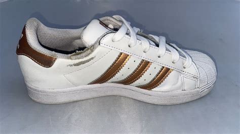 Adidas Original Superstar White Superstars Copper Metallic Shell Toe