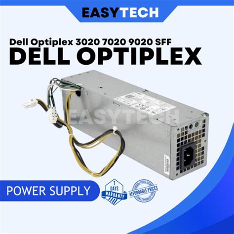 EASYTECH PSU 015 Dell Optiplex 3020 9020 SFF Power Supply 255W USED