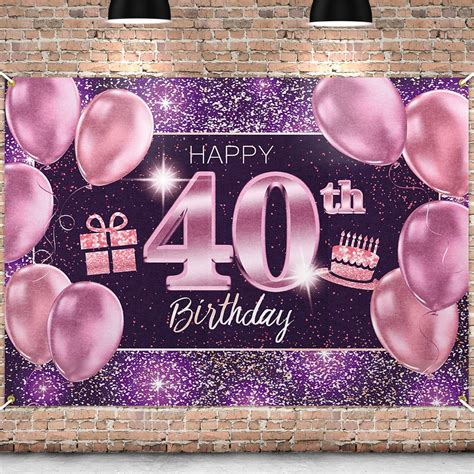 Amazon Pakboom Happy Th Birthday Backdrop Pink Photo Background