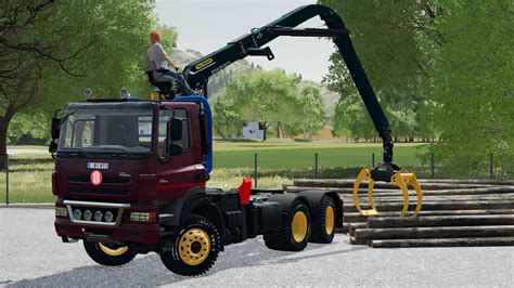 Tatra Phoenix Truck With Palfinger Crane V1 0 FS22 Mod Farming