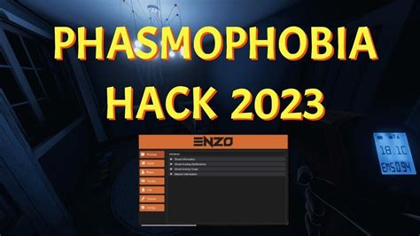 PHASMOPHOBIA HACK MENU ENZO MOD MENU GHOST LVL MONEY 2023 OCT