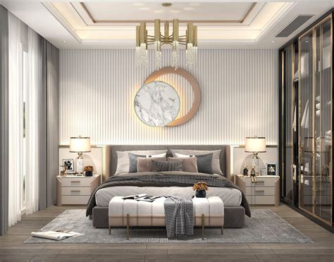 Modern Bedroom Interior Scene 31 - 3D Model by nhattuankts