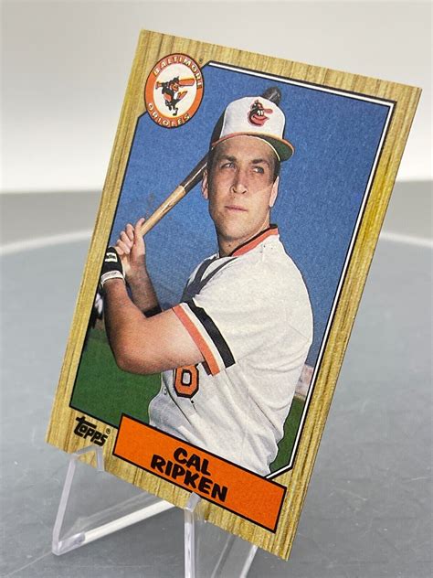 Topps Cal Ripken Baltimore Orioles Short Stop Third Base Ebay