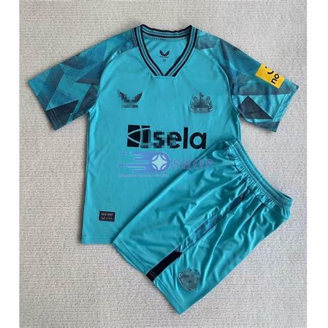 Camiseta de Portero Newcastle United 2023 2024 Azul Niño Kit