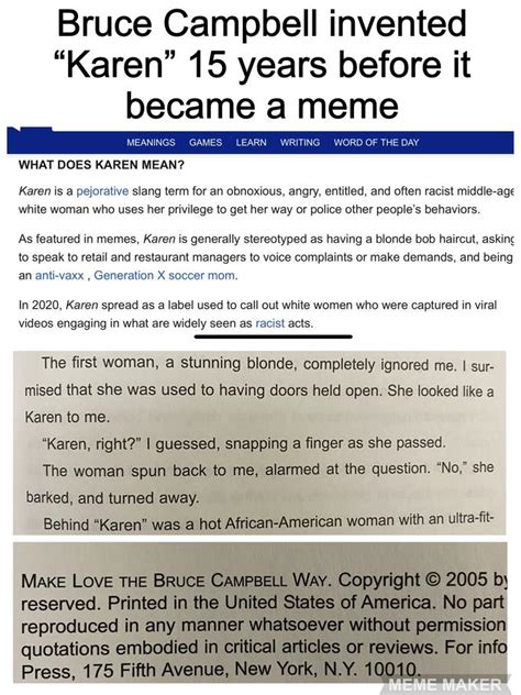 Truly a trendsetter | /r/FuckYouKaren | Karen | Know Your Meme