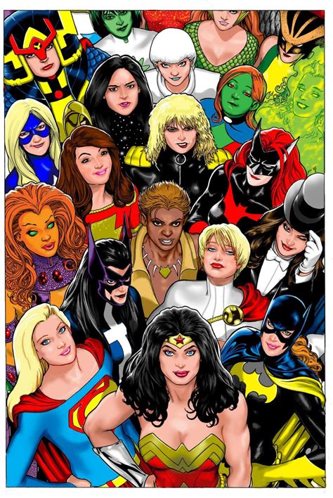 DC Heroines / Justice Leaguers Kevin Maquire Style : r/DCcomics