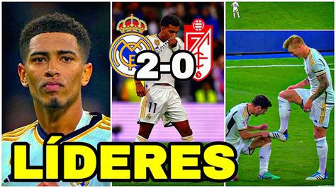 Real Madrid Granada Resumen Gol Rodrygo Y Brahim Youtube