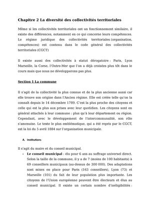 Institutions Juridictionnelles Et Administratives Titre I 2021 2022