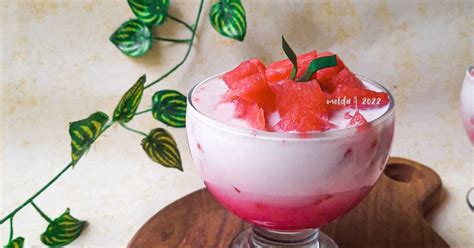 Resep Es Semangka Susu Oleh Melda Yanti Cookpad