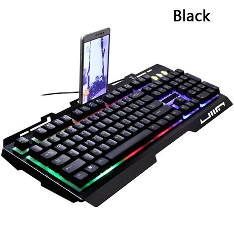 104 Keys Gaming Backlight USB Wired Mechanical Keyboard Real RGB for PC Notebook Keyboard-in ...