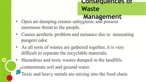 Sustainable Waste Management Ppt