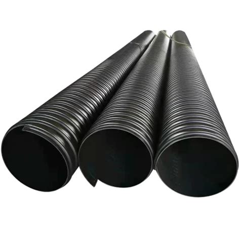 Plastic Black Polyethylene Drainage Culvert Hdpe Double Wall Corrugated