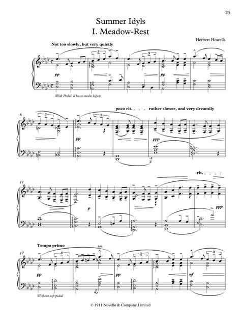 Herbert Howells: Piano Works – Pianodao