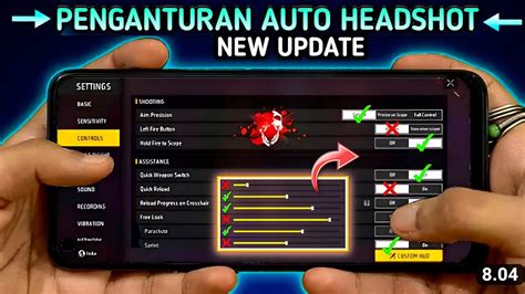 Pengaturan Ff Auto Headshotseting Sensitivitas Dan Control Terbaru