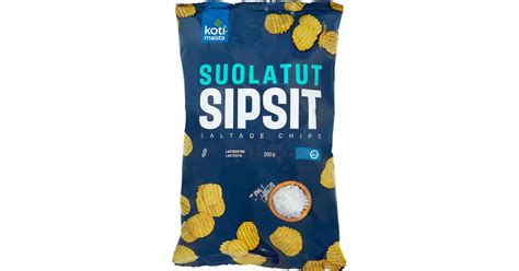 Kotimaista Suolatut Sipsit 200g S Kaupat Ruoan Verkkokauppa