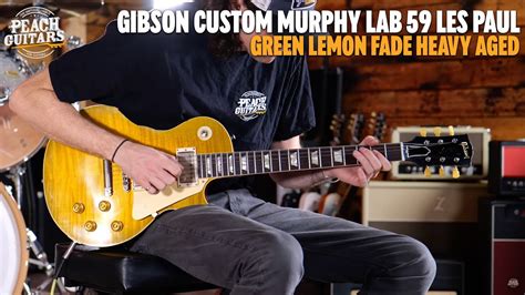 No Talking Just Tones Gibson Custom Murphy Lab 59 Les Paul Green