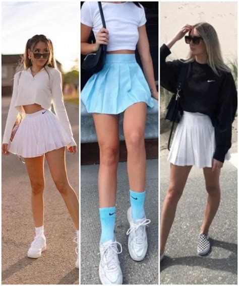 34 Cute Aesthetic Tennis Skirt Outfits Perfect For Summer 2023