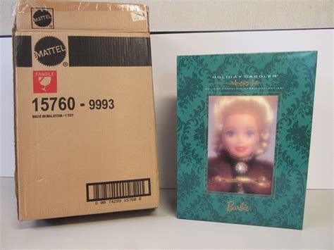 Mattel 15760 Holiday Caroler Porcelain Barbie Limited Edition Nrfb Ebay