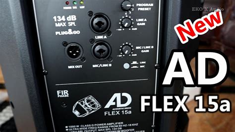 UNBOXING AD FLEX 15a Speaker Aktif YouTube