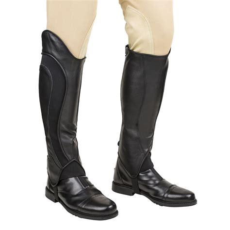 Tuffrider® Mens Derby Leather Half Chaps Dover Saddlery