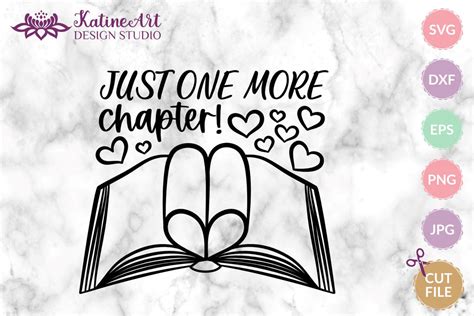 Just One More Chapter Book Svg For Book Lover Reading Svg Pgg Png