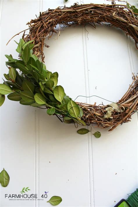 DIY Preserved Boxwood Wreaths - FARMHOUSE 40