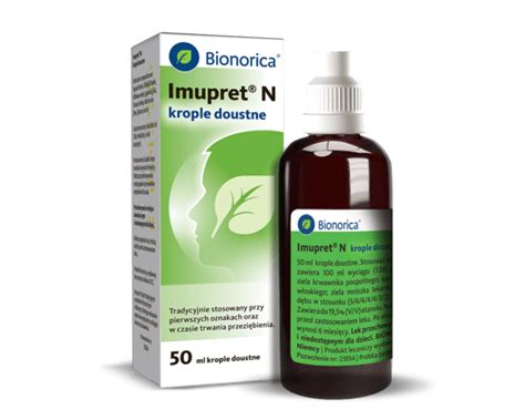 Imupret N Krople 50ml Bionorica Apteka Studencka