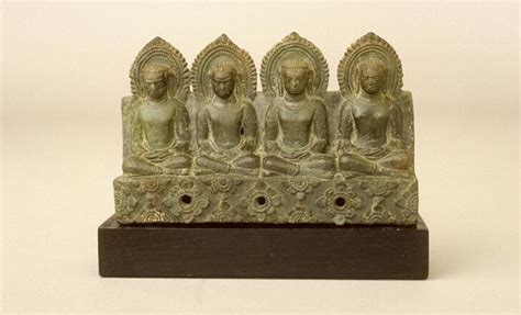 Four Seated Buddhas In Dhyana Mudra University Of Michigan Museum Of Art