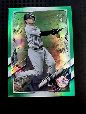 2021 Topps Chrome Ben Baller LUKE VOIT 87 Green Refractor 91 99