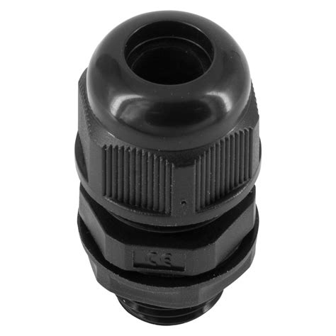 DETA 16mm Nylon Cable Gland Black Deta Electrical