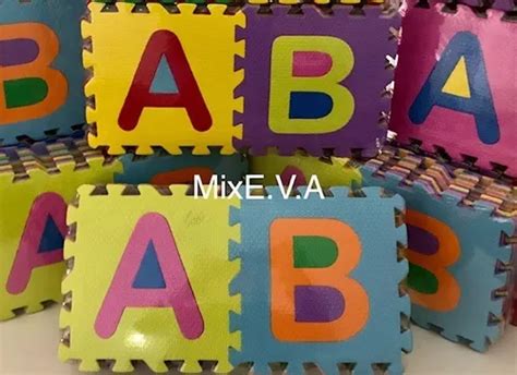 Eva Alfabeto Tapete Eva Infantil Cm X Cm X Mm Pe As Mercadolivre