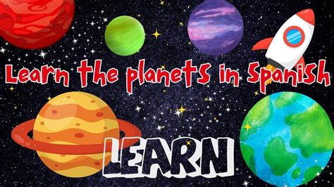 Learn The Planets In Spanish Youtube