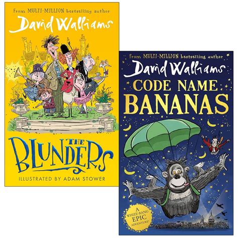 David Walliams Collection 2 Books Set The Blunders And Code Name Bananas Uk David