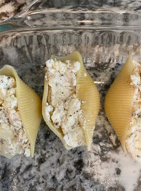 Chicken Alfredo Stuffed Shells Meatloaf And Melodrama