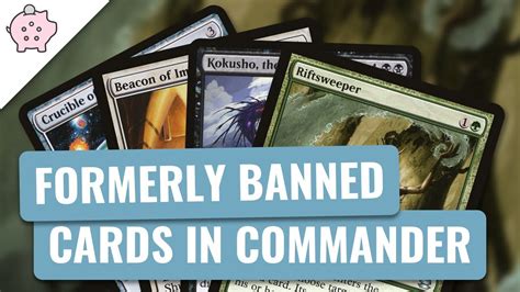 Formerly Banned Cards In Commander Edh Unbanned Cards Magic The