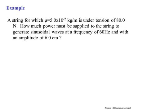 Physics 1b03summer Lecture 9 Ppt Video Online Download