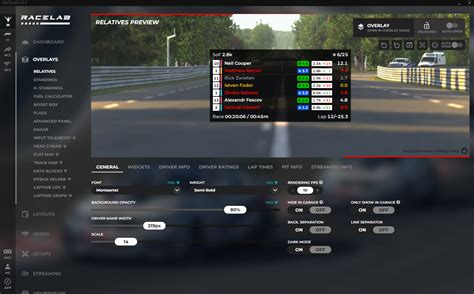 Racelab Modern Overlays For Iracing Assetto Corsa Competizione And