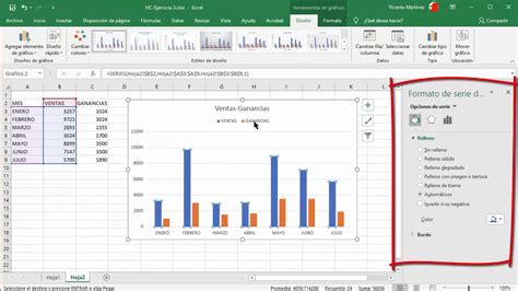 Partes De Un Gráfico En Excel Youtube