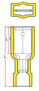 Nylon Insulated Male Tab Connector SUGO INDUSTRIAL COMPANY LTD