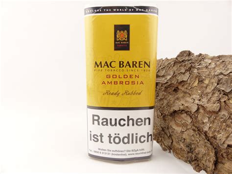 Mac Baren Pipe Tobacco Golden Ambrosia G Pfeifen Shop Online