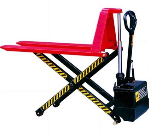 Hand Operated Stainless Steel High Lift Pallet Truck For Industrial At