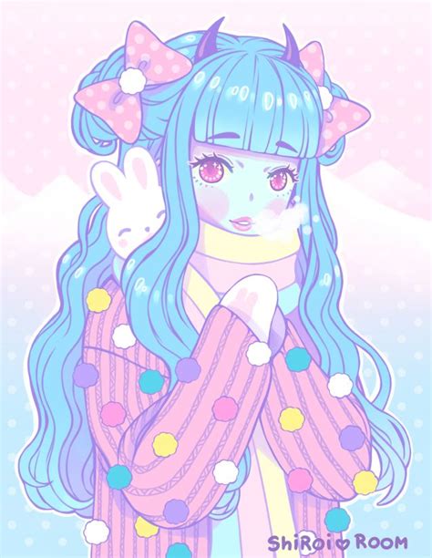 Pastel Goth Art Pastel Grunge Kawaii Art Kawaii Anime Image Pastel